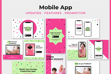 Imágenes Promocionales de App Móvil