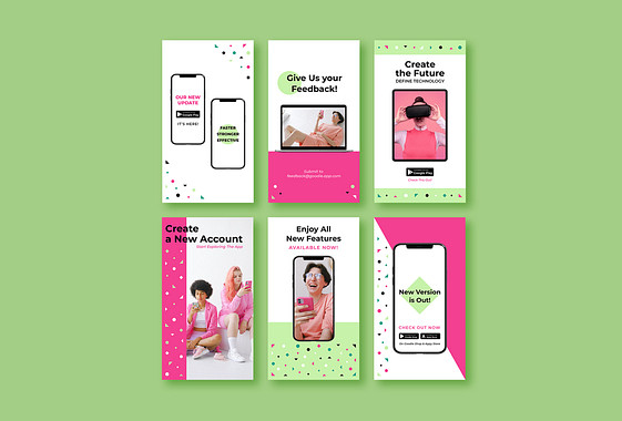Imágenes Promocionales de App Móvil