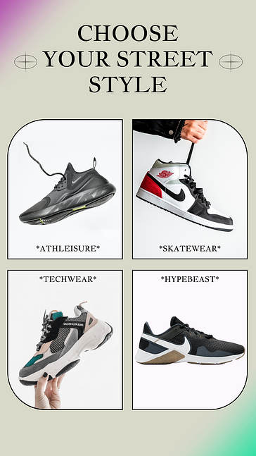 Städtische Mode Werbeset