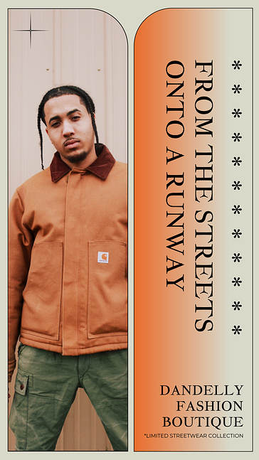 Städtische Mode Werbeset