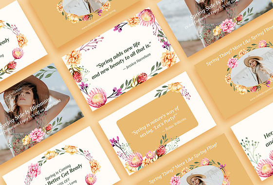 春の売り出しタイトルセット