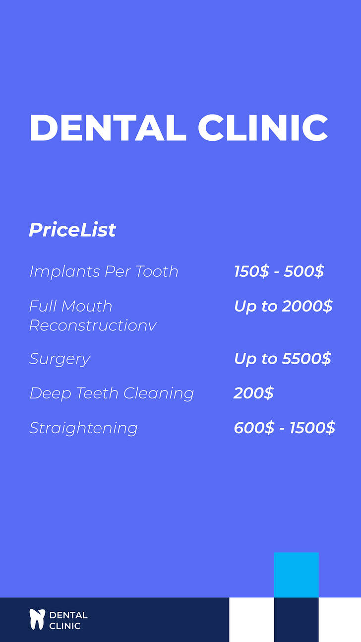 Dental Clinic Design Kit Renderforest