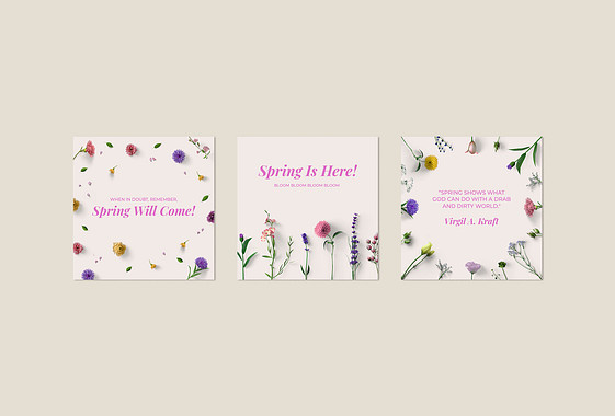Набор дизайнов: Весенние цветы