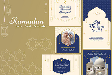 Set de Imágenes de Celebración del Ramadán