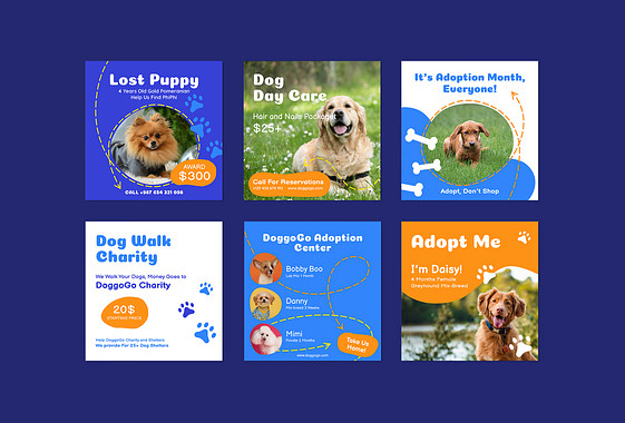 Набор дизайнов: Собаки