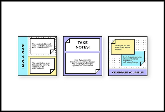 リモート教育ガイド用のデザイン