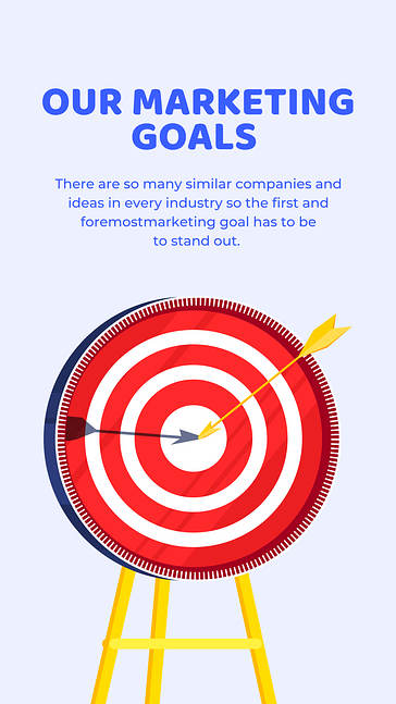 Marketing-Kampagne-Design-Set