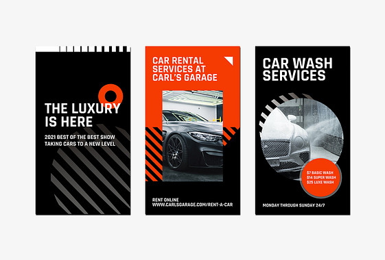 Set Visual para Servicios de Reparación de Autos