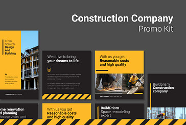 Kit de promotion pour entreprises de construction