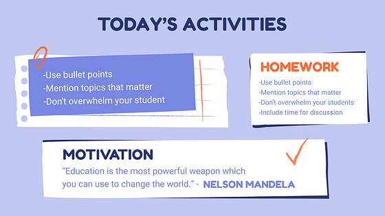 Набор слайдов: План урока