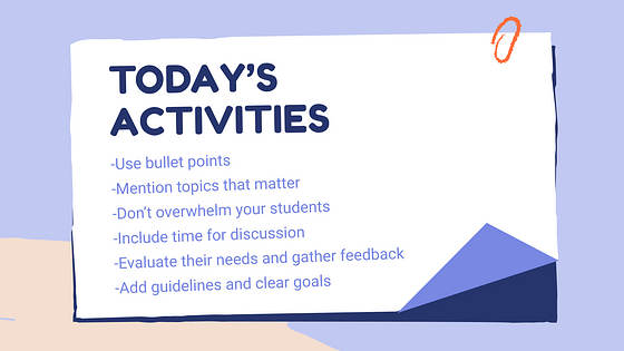 Набор слайдов: План урока