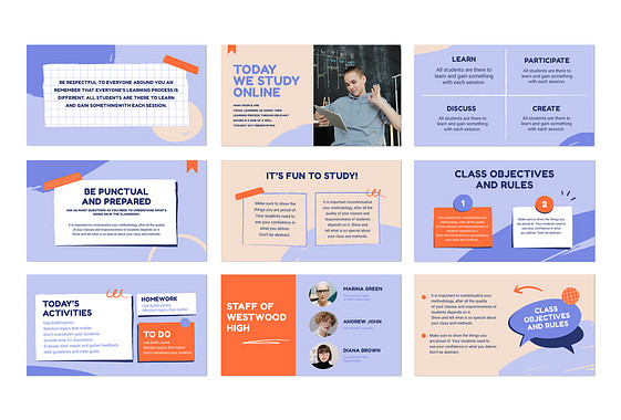 Набор слайдов: План урока