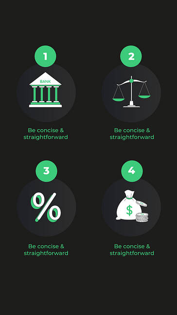 Finanz- und Banking-Design-Set