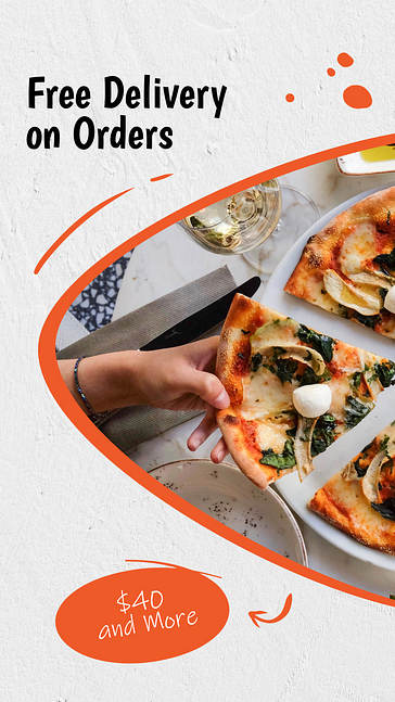 Pizzeria-Werbe-Set