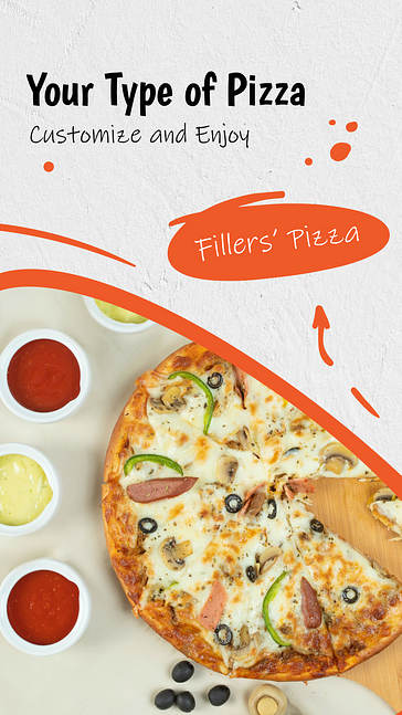 Pizzeria-Werbe-Set