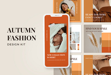 Kit de Diseños Otoñales de Moda