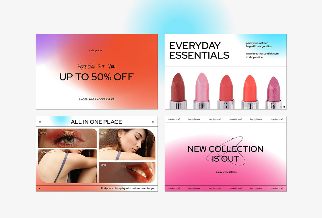 Cosmetics Store Sale Pack | Renderforest