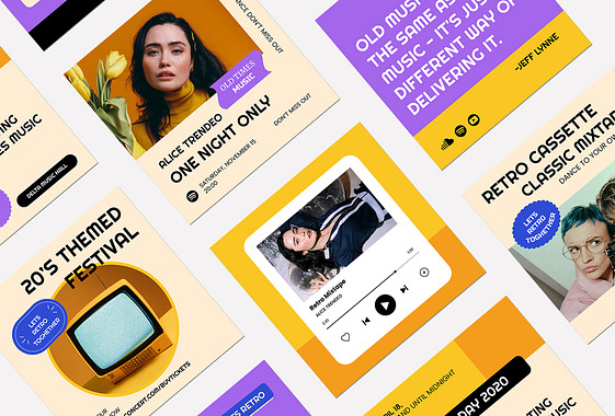 Promoción de Música de Temática Retro