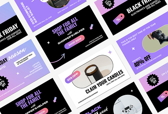 ブラックフライデーセールのデザイン