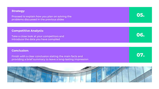 Pitch Deck-Unternehmenspräsentation
