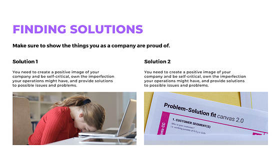 Pitch Deck-Unternehmenspräsentation