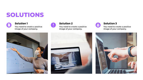 Pitch Deck-Unternehmenspräsentation