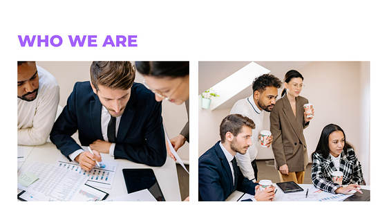Pitch Deck-Unternehmenspräsentation