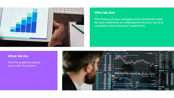 Pitch Deck-Unternehmenspräsentation