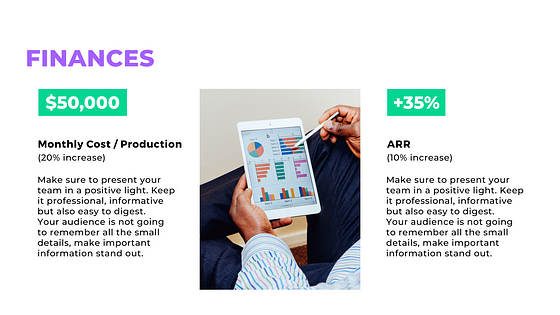 Pitch Deck-Unternehmenspräsentation