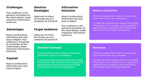 Pitch Deck-Unternehmenspräsentation