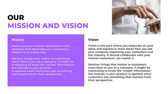 Pitch Deck-Unternehmenspräsentation