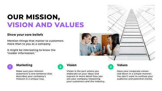 Pitch Deck-Unternehmenspräsentation