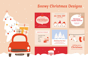 Kit de Diseños Navideños con Nieve