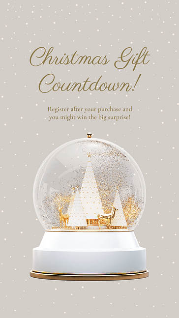 Realistic Golden Christmas Visuals