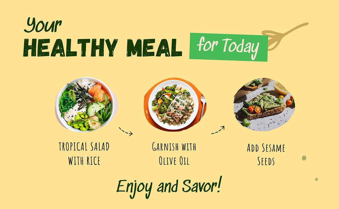 Healthy Meal Prep Visuals Set | Renderforest