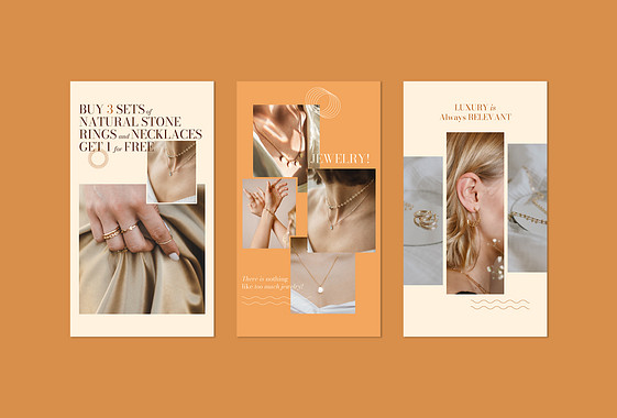 Pacote para Redes Sociais - Joias de Luxo