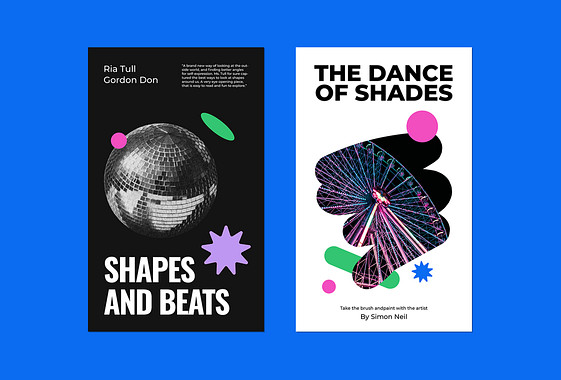 Дизайн для обложки книги: Цветная абстракция