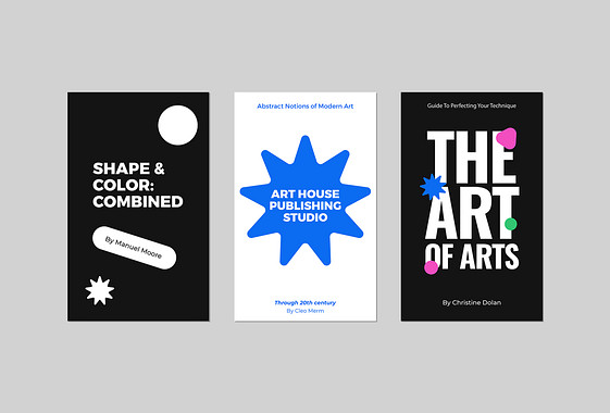 Дизайн для обложки книги: Цветная абстракция