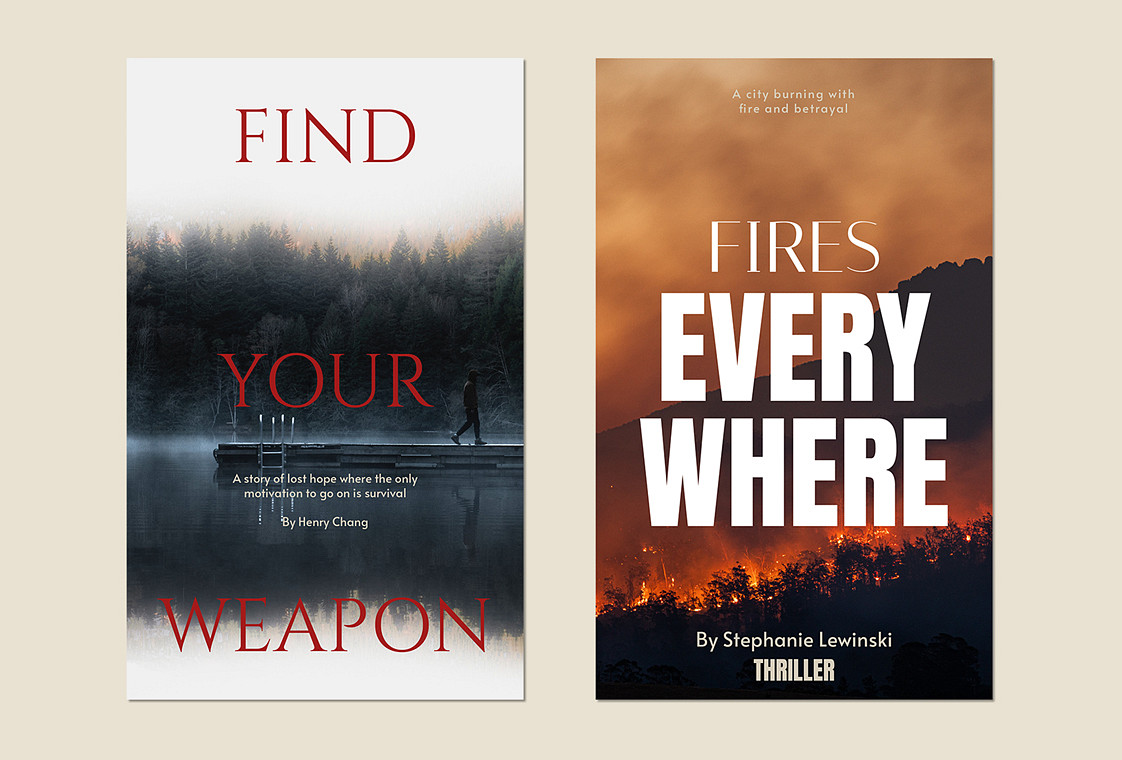 Enigmatic Thriller Book Covers Renderforest