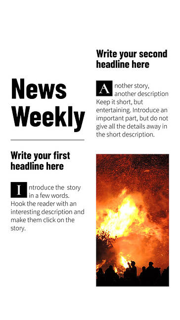 Набор дизайнов: Новостной канал