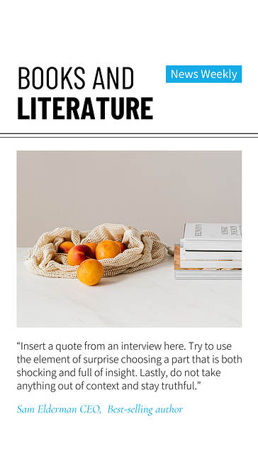 Набор дизайнов: Новостной канал