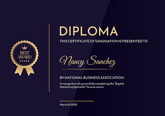 Certificats élégants