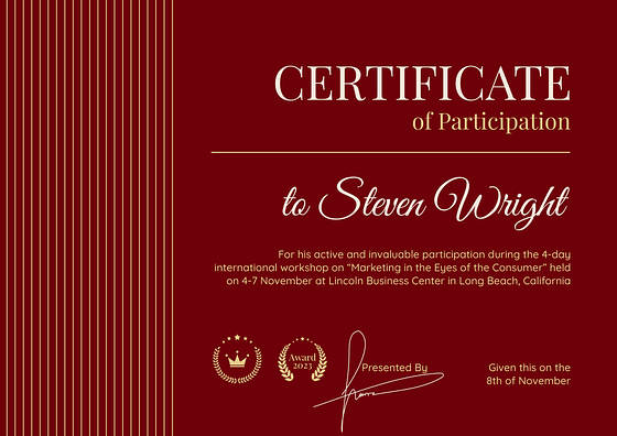 Certificats élégants