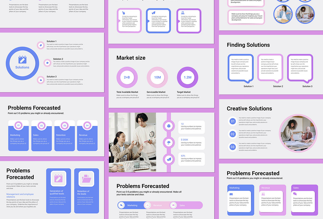 Slide Pitching Project Pitch Deck Professional Slides | Renderforest