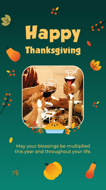 مجموعة تسويق عيد الشكر