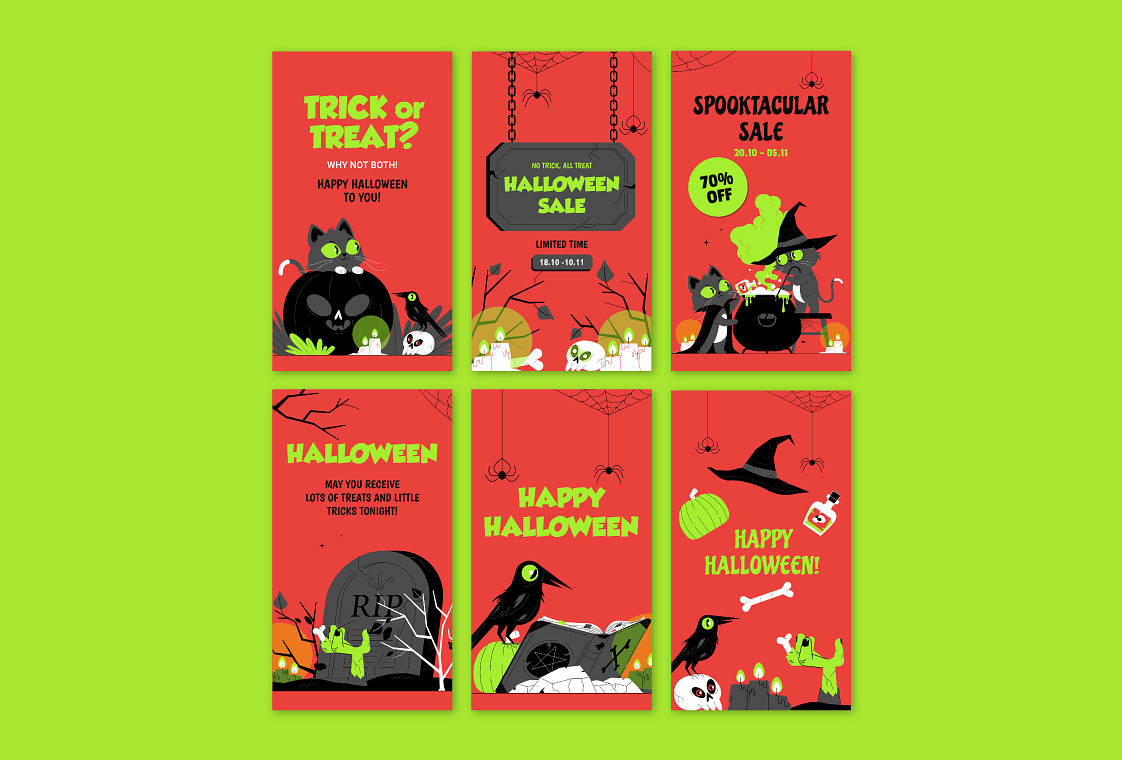Halloween Design Set Renderforest
