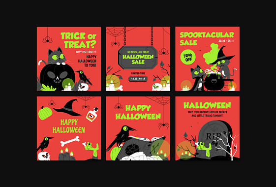 Pack de design d'Halloween