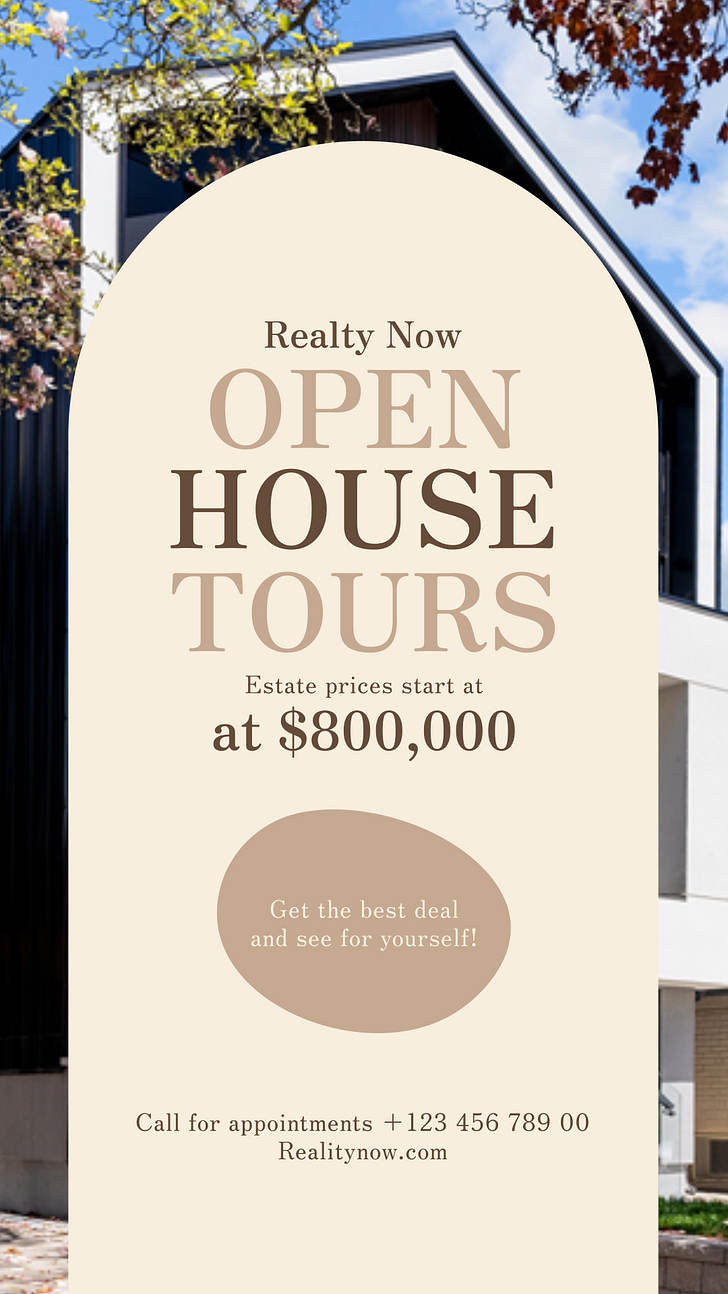 Open House Announcement Set | Renderforest