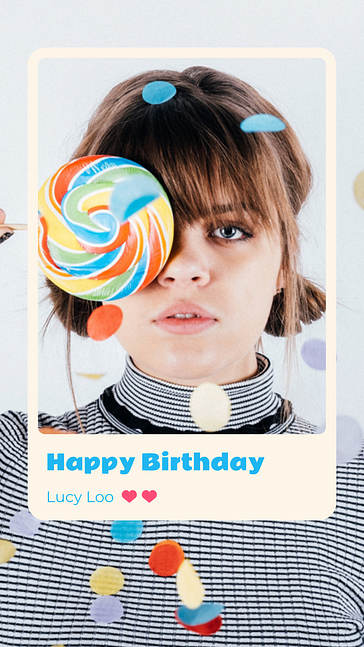 Kit SMM de cumpleaños de colores vívidos