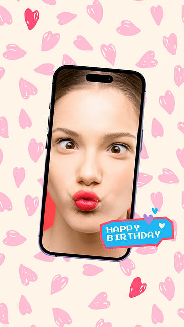 Kit SMM de cumpleaños de colores vívidos